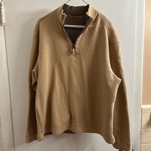 Men’s quarter zip pullover.